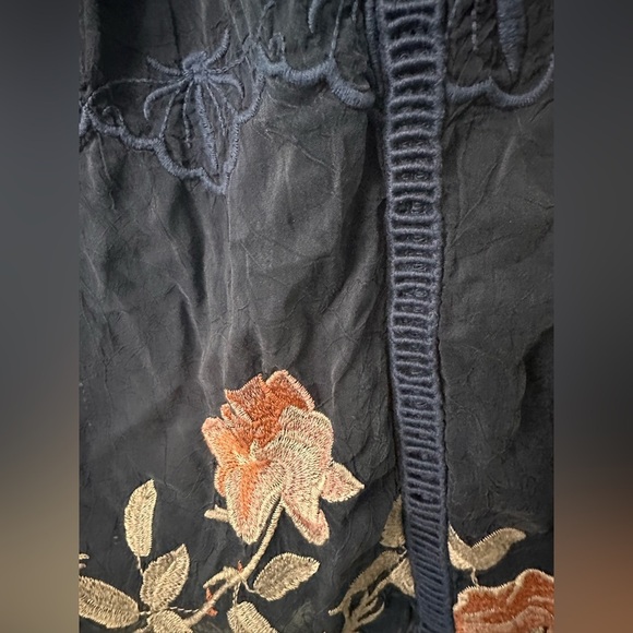 JOHNNY WAS Blue Edda Embroidered Dress XS - Picture 8 of 14